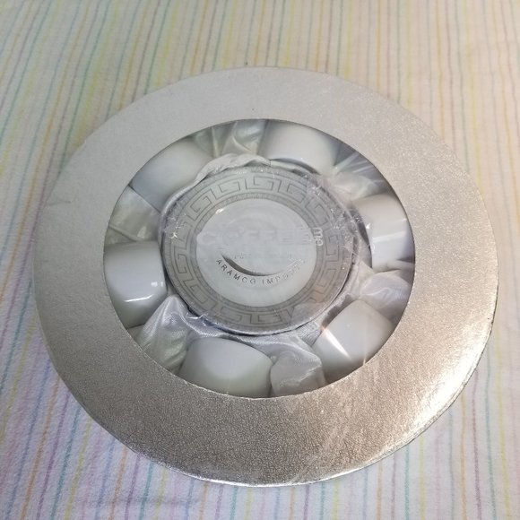 NIOB Aramco Imports Fine Porcelain Coffee Espresso Saucer Demitasse Cup Mug Set - Picture 7 of 7